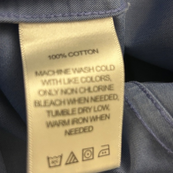 Foxcroft No-iron Button Down Shirt, size 18W - Picture 5 of 6